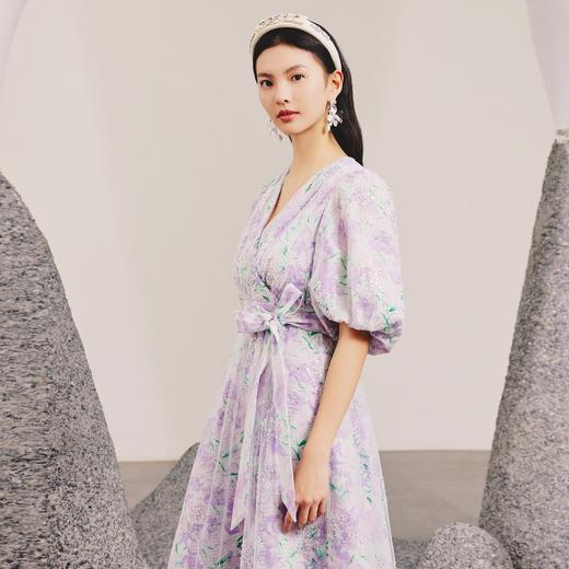 MAXRIENY | 【早鸟超前购】MAXRINEY紫罗兰茶歇裙2023春季新款甜美(货号:MC88DR012F70) 商品图2