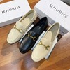 两穿羊皮单鞋！纪华菲 头层羊皮经典马衔扣可踩两穿羊皮单鞋JEHURFIE【现场砍价】 商品缩略图0