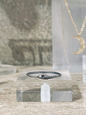 momoko｜Silver Tiny Snake Ring [戒指]