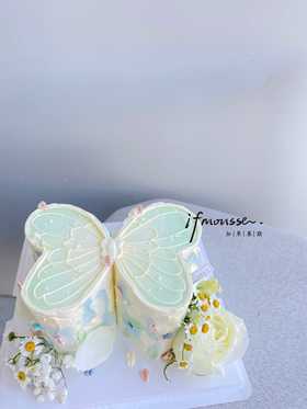 「女士」异形蝴蝶蛋糕 美到爆啦