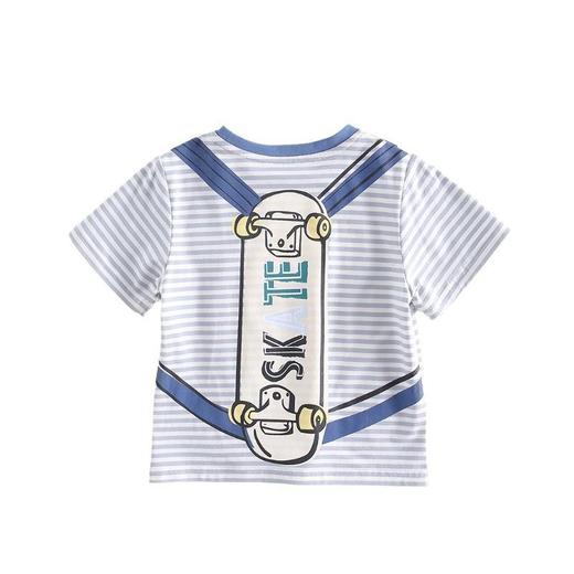 儿童t恤夏季薄款宝宝短袖上衣小童卡通韩版衣服夏装男童半袖体恤 商品图4