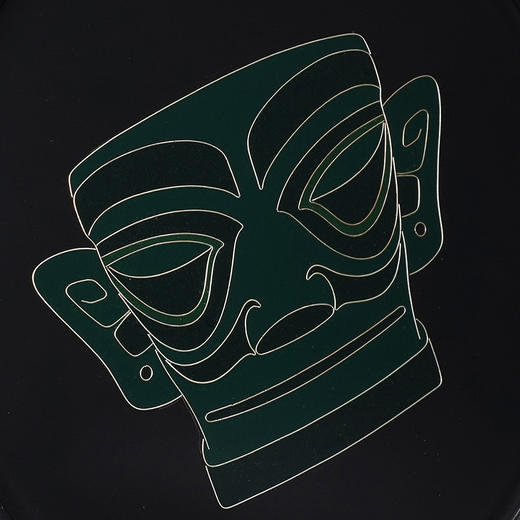 子佩集纯手工制作三星堆系列银花丝珐琅掐丝挂画(含框 手工定制预售 20天出货)大师工坊原创设计2403 商品图5