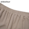 oldcolour简约休闲裤春季新款松紧高腰阔腿直筒长裤女P11073409 商品缩略图2