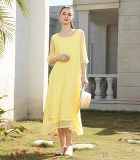 24春夏新款灵溪禅修连体裙