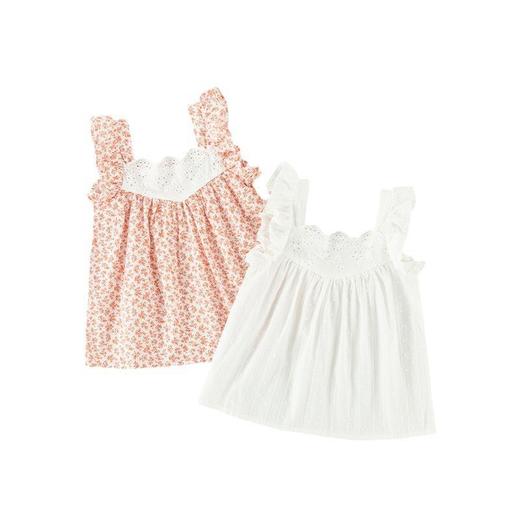 女童t恤夏季薄款娃娃衫宝宝短袖上衣小童甜美碎花衬衫儿童娃娃衣a 商品图4