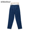 oldcolour直筒牛仔裤春季新款高腰显瘦百搭通勤九分裤女P13113105 商品缩略图1