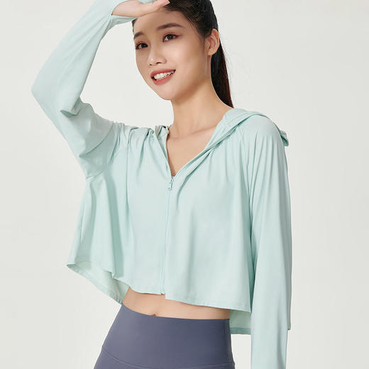 I'd爱帝冰感透气防紫外线遮阳大帽檐夏季防晒衣 商品图8