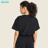 【人造棉】侧抽绳圆领短袖 短款上衣 商品缩略图3