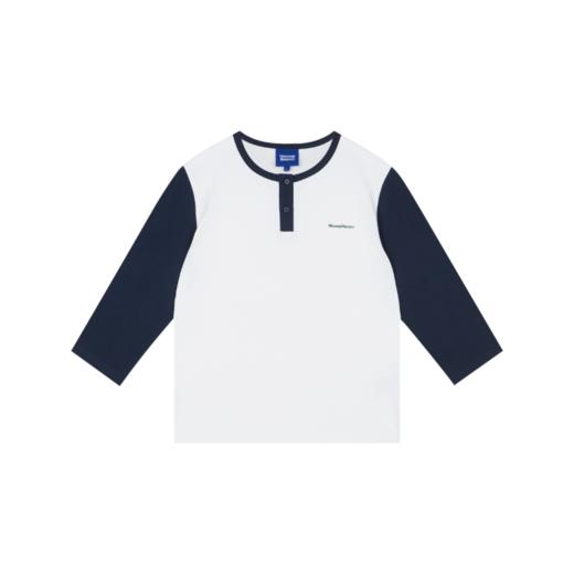 WassupHouse 女款半开襟七分袖T恤 商品图8