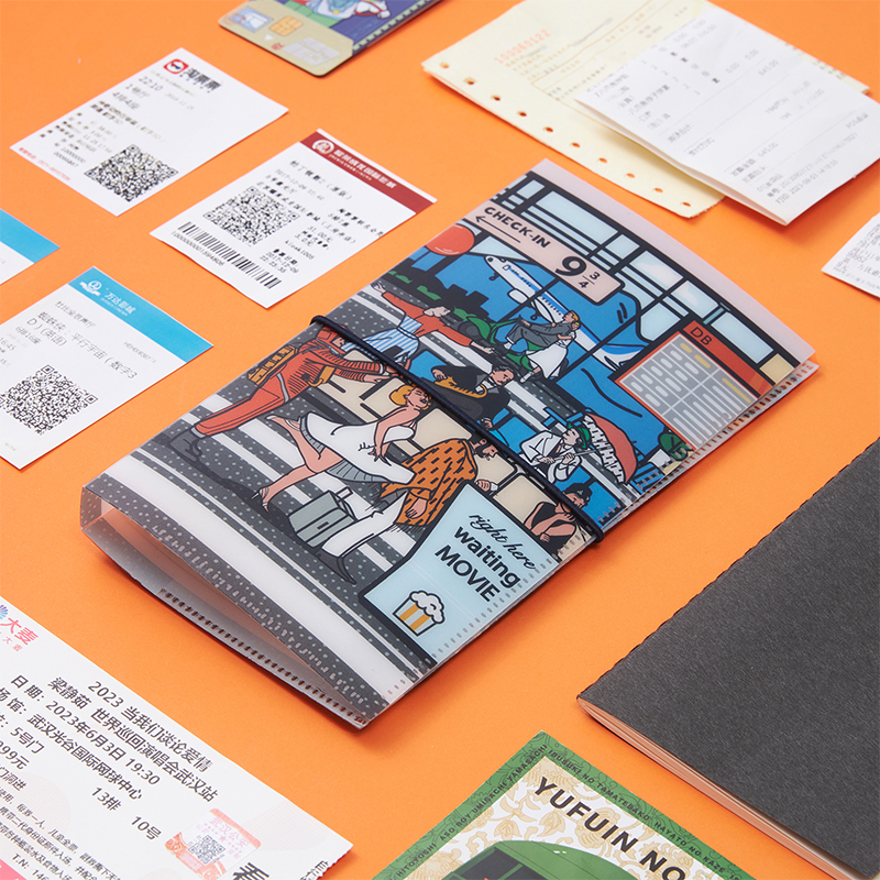 豆瓣旅行便携票据夹证件包护照夹拍立得卡片收藏夹相册收纳册