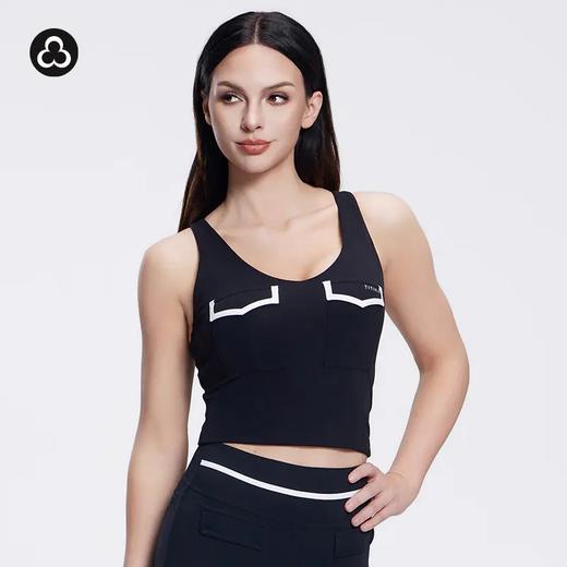 TITIKA ACTIVE瑜伽服小香风口袋运动瑜伽背心 42B11125 商品图0
