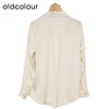 oldcolour条纹衬衫春季新款法式高级宽松长袖上衣女HP15013520 商品缩略图1