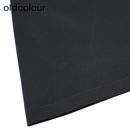 oldcolour黑色短裙春季新款高腰A字显瘦百搭气质短裙女P11061112 商品图4