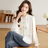 新中式国风衬衫，重工盘扣长袖衬衣CC-QL-S6675 商品缩略图0