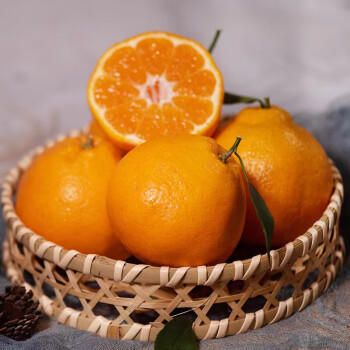 京鲜生 四川春见耙耙柑 净重8斤 单果220g起 生鲜水果柑橘桔子礼盒 商品图1