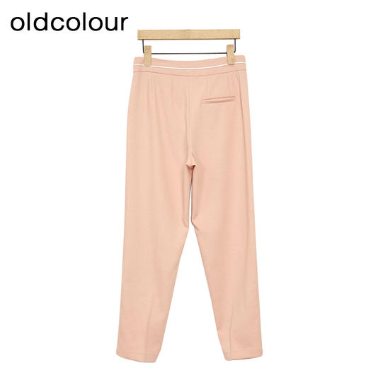 oldcolour纯色休闲裤春季新款通勤气质直筒小脚西装裤女P12073238 商品图3