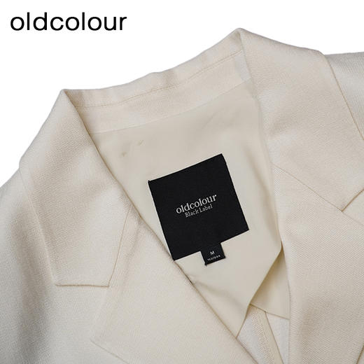 oldcolour白色西装春季新款设计感小众宽松休闲外套女HP15048505 商品图4