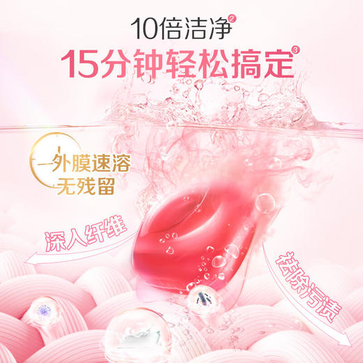 立白洗衣凝珠三合一52颗 樱花味持久留香 洁净柔顺护衣 浓缩洗衣液 洗衣珠 洗衣球 留香珠 15分钟快洗无残留 商品图3