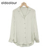 oldcolour条纹衬衫春季新款法式高级宽松长袖上衣女HP15013520 商品缩略图2