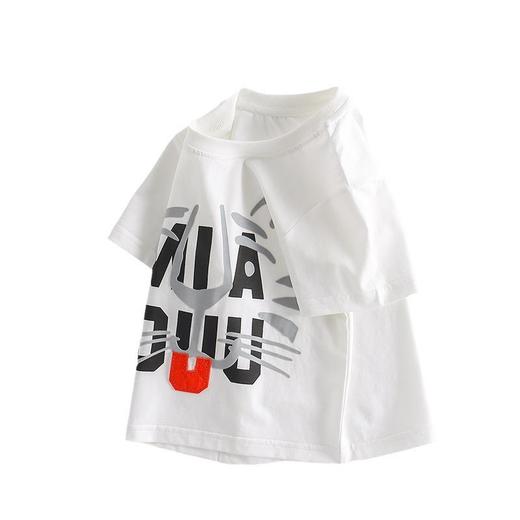 男童t恤夏季薄款宝宝短袖上衣小童韩版衣服夏装半袖儿童老虎体恤a 商品图4