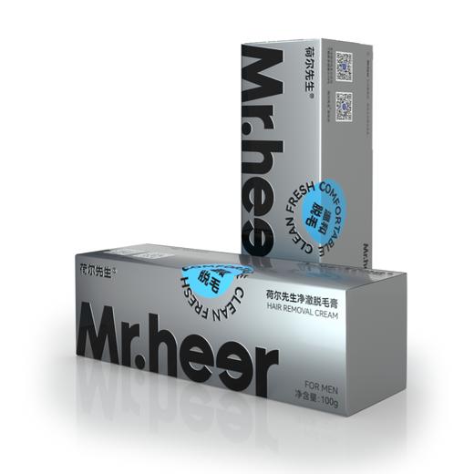 Mr.heer 荷尔先生男士专用净澈脱毛膏德国技术特调男香100g 商品图3