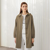 【女士风衣外套】24年春夏新品女士中长款单排扣直筒长袖外套 商品缩略图2