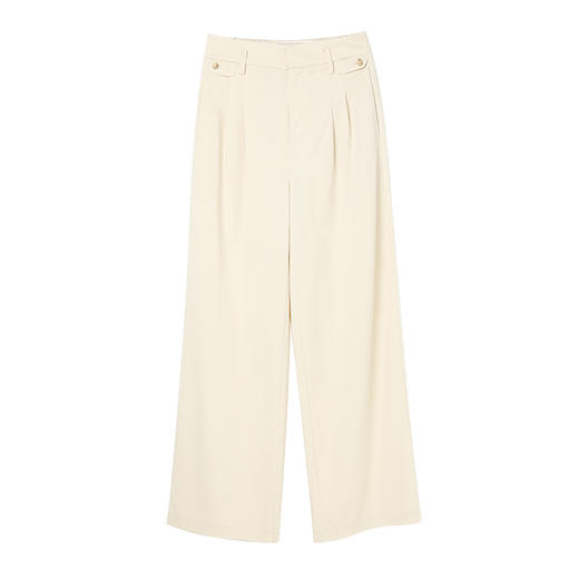 famecoco范可儿通勤垂感西装阔腿裤女士休闲裤长裤FAC1GA013 商品图6