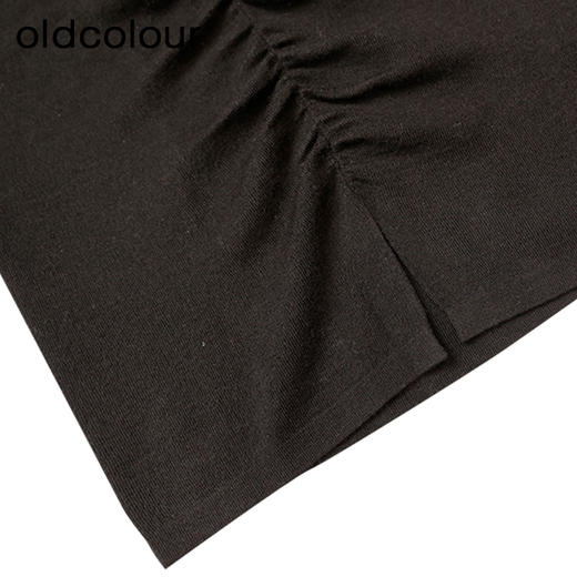 oldcolour修身针织衫春季新款V领复古高级内搭打底衫女P11052183 商品图3