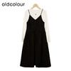 oldcolour吊带连衣裙套装春季新款气质通勤长袖中长裙女P12103406 商品缩略图0