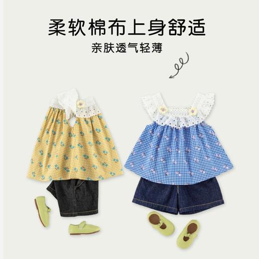 女童衬衫夏季薄款宝宝公主韩版上衣小童短袖衬衣童装儿童娃娃衫夏 商品图3