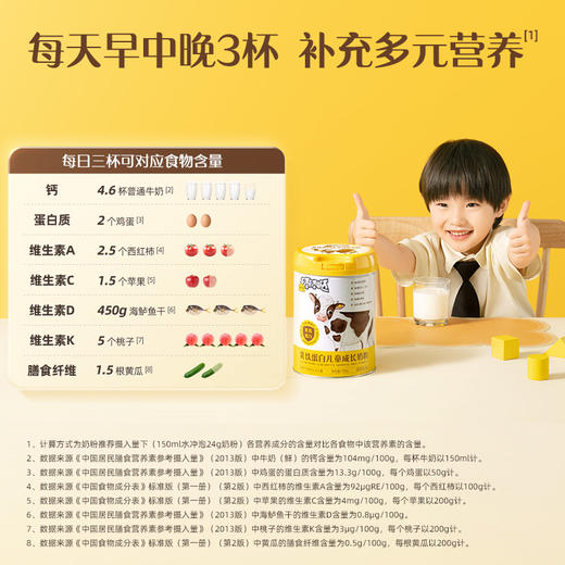 认养一头牛乳铁蛋白儿童奶粉 700g/700g*2 商品图3