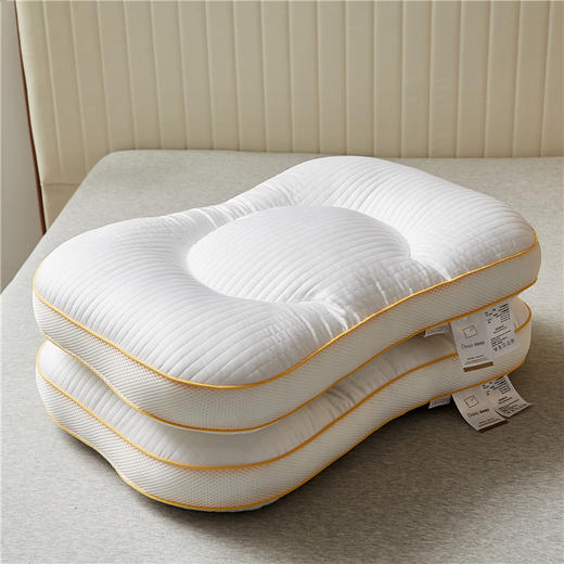 【下架】自然醒天丝棉半圆枕芯枕头助睡眠护颈椎修复颈椎睡眠枕单人防螨星级酒店专用枕头芯LK 商品图6