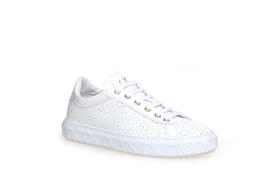 豪麟名鞋奥莱CESARE CASADEI女鞋时尚休闲鞋牛皮革C40201X白色  原价4960元