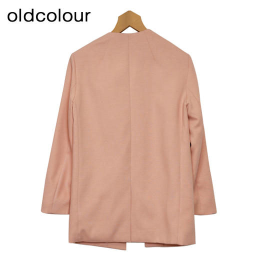 oldcolour粉色休闲西装春季新款设计感通勤简约外套女P12048503 商品图1