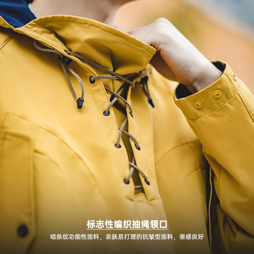 工装优选 美式复古连帽甲板服恶劣天气户外抽绳卫衣罩衫男春 商品图2