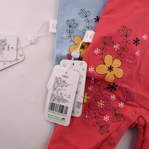 棉果果春秋款女童背心连体套装M122308218072 商品图2