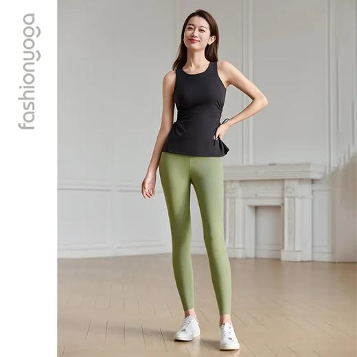 凡圣瑜伽系带裙摆一体杯背心 FY14262 商品图7