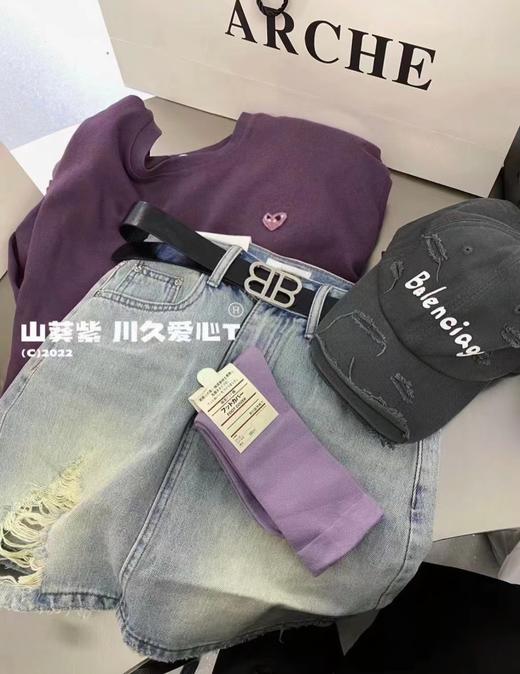 紫茄子爱心T杨幂同款 商品图13