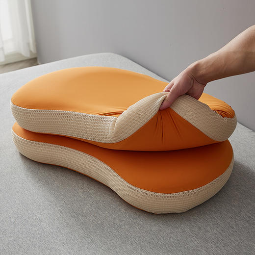 【下架】自然醒柔软舒适生物基棉豆枕零压力记忆棉枕头柔软护颈椎回弹软枕头枕芯LK 商品图6