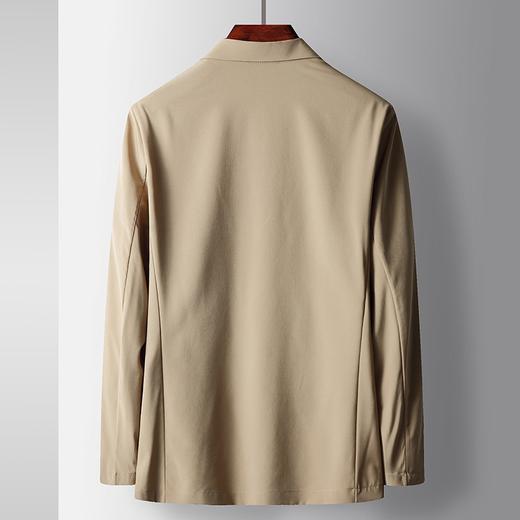 【龙贝莱甄选】【便携式超薄防晒西装】2024春夏新款 弹力单西纯色轻薄防晒西服外套 H241010158 商品图2