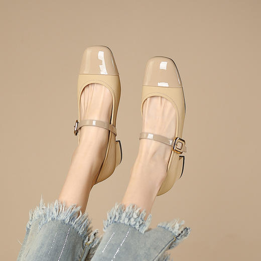 品质好货| Safiya/索菲娅2024新款春季法式百搭深口玛丽珍单鞋 SF41111708 商品图5