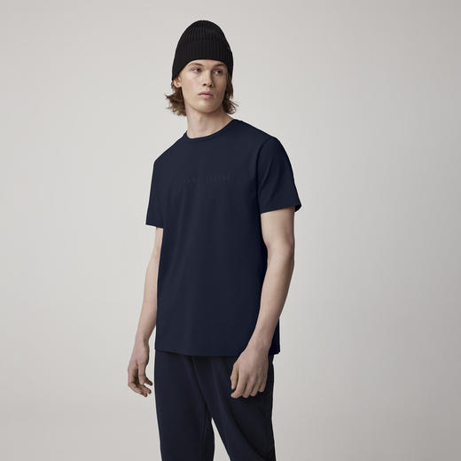 大鹅 2024春夏新款 经典印花字母 Emersen 男士圆领短袖T恤 一盒两件 特惠 Z-11390 商品图9