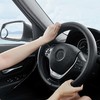 迈未（MAIWEI）汽车真皮方向盘套 头层牛皮 吸汗透气防滑 O型/D型可选 商品缩略图2