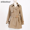 oldcolour2023春季新款百搭气质简约宽松通勤风衣外套女P12047293 商品缩略图2
