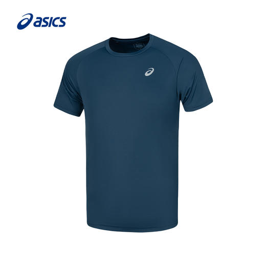 ASICS亚瑟士男式舒适跑步短袖套头圆领反光印花时尚运动T恤2011D046 商品图6