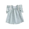 女童娃娃衫夏季薄款宝宝碎花衬衫小童韩版短袖上衣夏装儿童娃娃衣 商品缩略图4
