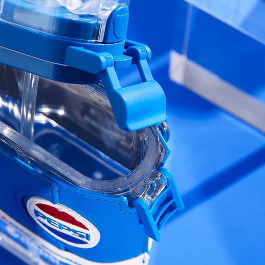 杯具熊（BEDDYBEAR）百事联名Tritan网红方形水杯便携运动水壶大容量夏季杯子400ml 商品图4