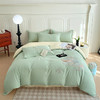 德绒棉磨毛绣花四件套 适用1.5~1.8m床 商品缩略图6