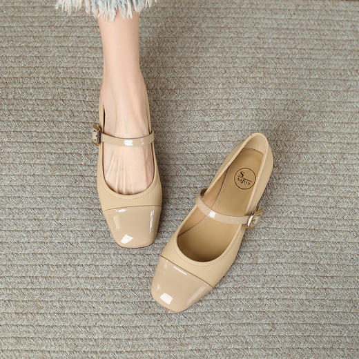 品质好货| Safiya/索菲娅2024新款春季法式百搭深口玛丽珍单鞋 SF41111708 商品图8