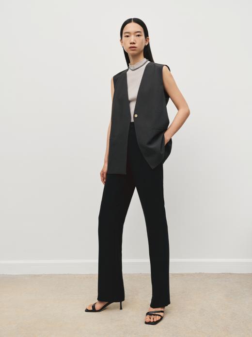 时髦率性V领分割设计感马甲FO5106243 商品图12